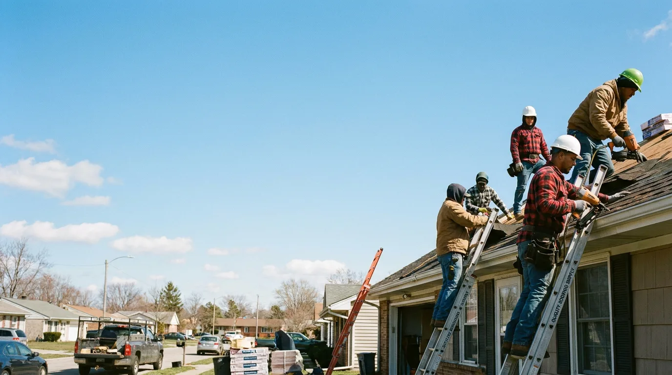 Roofing in Middle Point, OH near me